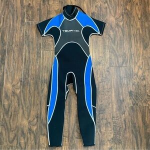 Tempi-Tec Wetsuit Youth Small Black Short Sleeve 2.5mm